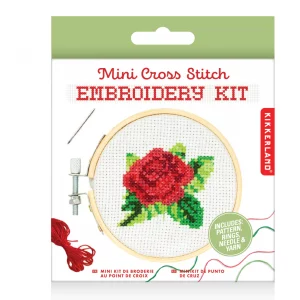 Huckleberry Cross Stitch Kit - Rose